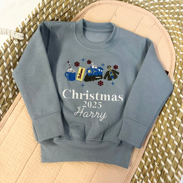 Christmas 2025 Polar Personalised Embroidered Jumper