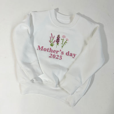 Mothers's Day Personalised Embroidered Jumper