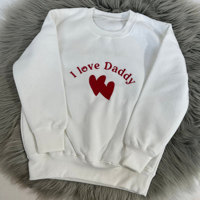 DEFECT - 'I Love Daddy' Jumper 4-5 years