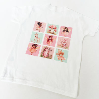 Fairy Printed Personalised T-Shirt (Printed on back