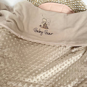 Bubble Embroidered Personalised Blanket - Bear