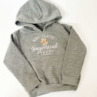 Christmas Personalised Embroidered Hoody - Mrs Claus Gingerbread