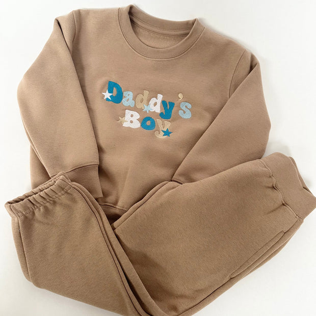 Daddy's Boy Personalised Embroidered Jumper