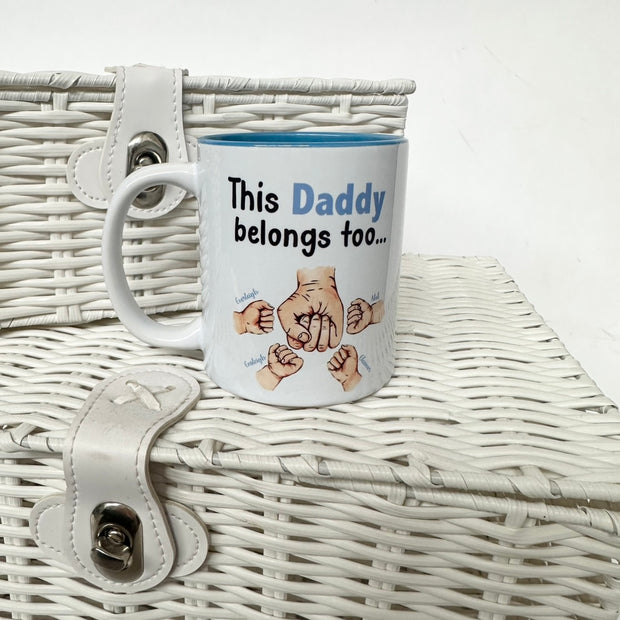 Father's Day Personalised Mug - Arms