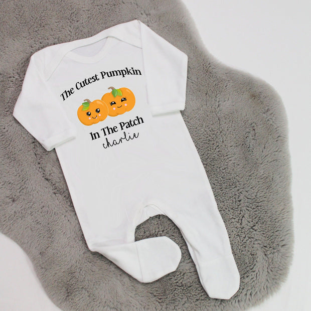 Cutest Pumpkin In The Patch Personalised Rompersuit