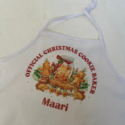Official Christmas Cookie Baker Christmas Printed Toddler Apron
