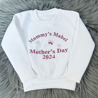 Mummy's Mothers's Day Personalised Embroidered Jumper