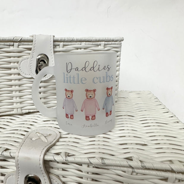 Father's Day Personalised Mug - Names little cubs