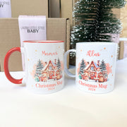 ‘Names Christmas Mug’  Personalised Plastic or Ceramic Mug - Choose Design