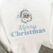 Santa Claus Christmas Personalised Embroidered Jumper