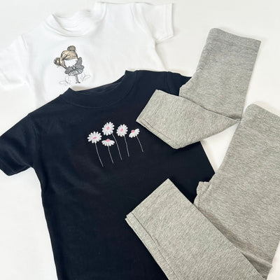 Personalised Embroidered T-Shirt & Leggings