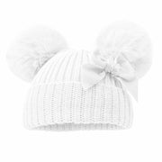 Personalised Embroidered Hat With Velvet Bow - Various colours