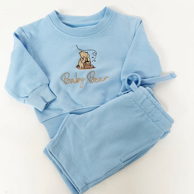 'Baby Bear' Personalised Embroidered Jumper & Shorts Set