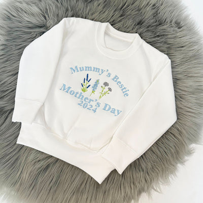 Mummy's Bestie Mothers's Day Personalised Embroidered Jumper
