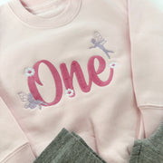 'AGE' Fairy Birthday Personalised Embroidered Jumper