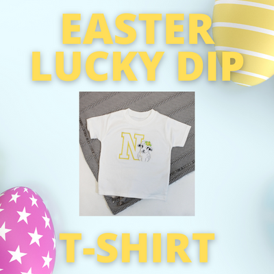 EASTER LUCKY DIP Personalised Embroidered T-Shirt