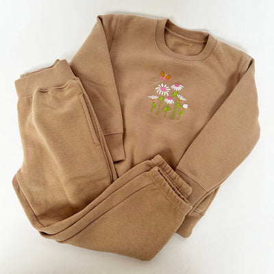 Daisy & Butterfly House Personalised Embroidered Jumper & Joggers