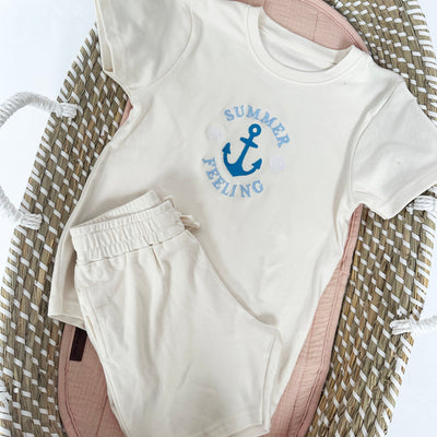 T-Shirt & Shorts Personalised Embroidered Set