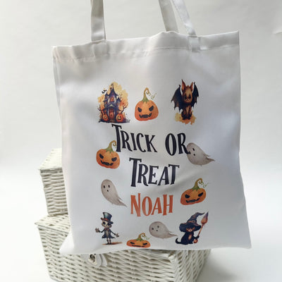 Happy Halloween Printed Tote Bag