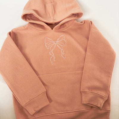 Bow Personalised Embroidered Hoody