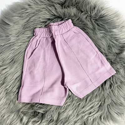 SAMPLE - Purple Elasticated waist shorts 18-24 Months