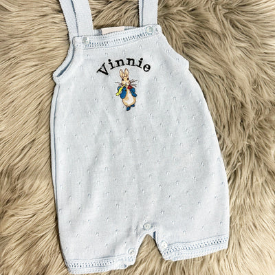 SAMPLE - Vinnie Short Rib Dungarees, size 3-6 Months