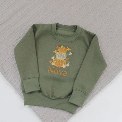 Halloween Personalised Embroidered Sweatshirt - 4 Designs to choose from