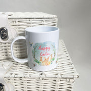 Spring Scenic Easter Bunny Polymer Personalised Mug