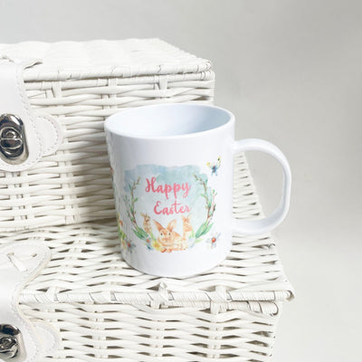 Spring Scenic Easter Bunny Polymer Personalised Mug