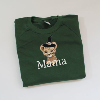 ADULTS Halloween Animal Personalised Embroidered Sweatshirt (Various Colours) - Various Animals