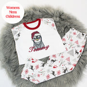 Personalised Embroidered Christmas Pyjamas - Various Animals