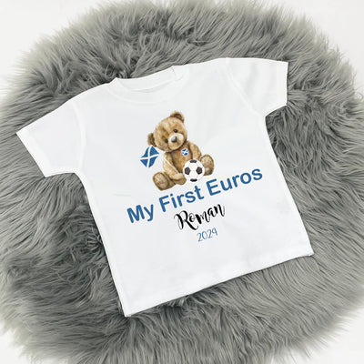 Euro 2024 Scotland Printed Personalised T-Shirt