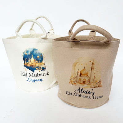 Eid Personalised Printed Basket - Various Designs