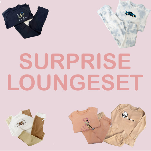 Surprise Embroidered Personalised Loungeset