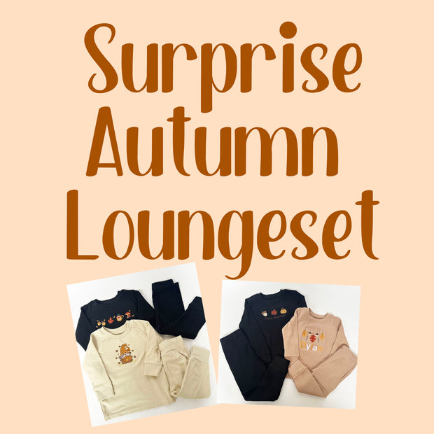 AUTUMN Surprise Embroidered Personalised Loungeset