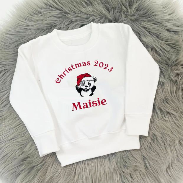 Christmas Personalised Embroidered Jumper - Christmas 2023 & Animal