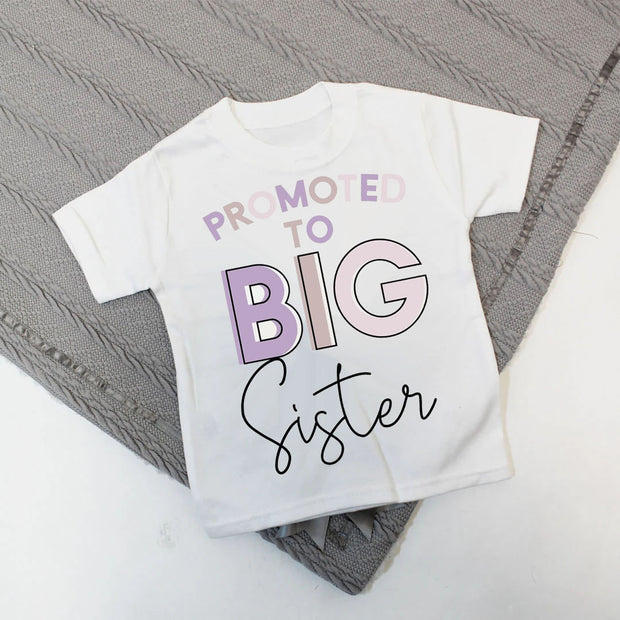 Promoted to Big Sister Personalised T-Shirt