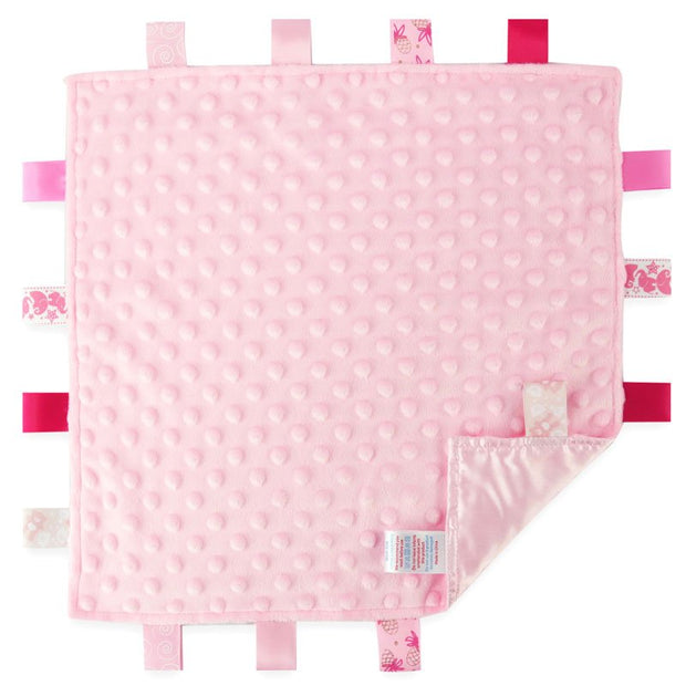 Pink Taggie Bubble Personalised Comforter