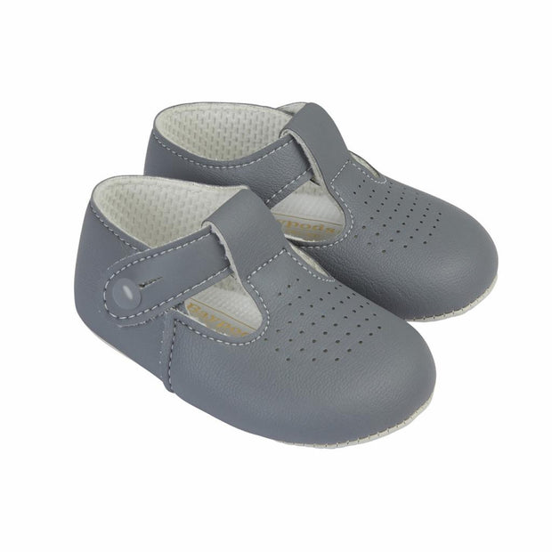 Grey Matt Baypods Soft Sole Shoes