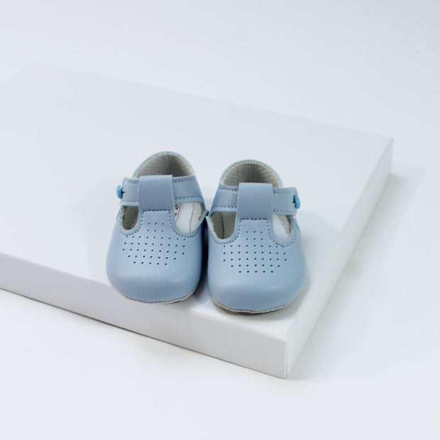 Baby Blue Matt Baypods Soft Sole Shoes