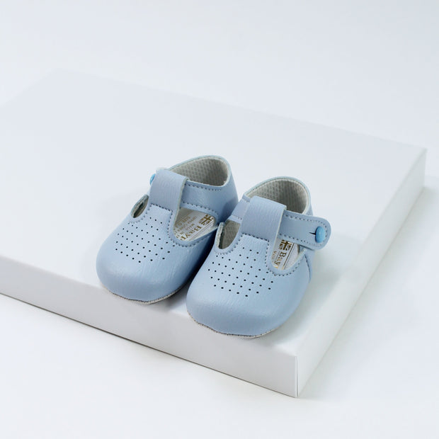 Baby Blue Matt Baypods Soft Sole Shoes