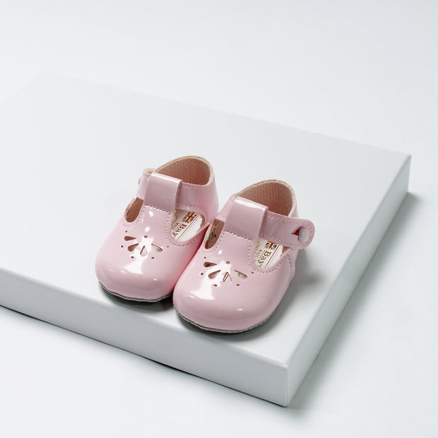 Pink Patent Soft Sole Shoes