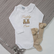 Embroidered Birthday Personalised Babyvest - Teddy Bears