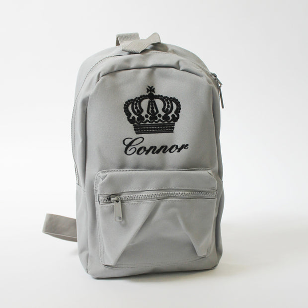 Crown Personalised Backpack - Various Colours