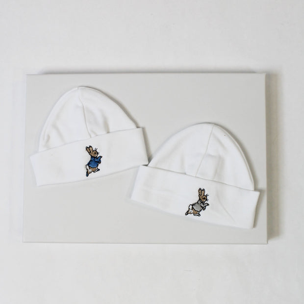 Newborn Rabbit Embroidered Cotton Hats