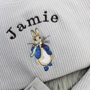 DEFECT - Grey Rabbit Embroidered Loungeset with name Jamie