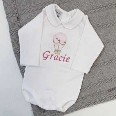 SAMPLE - 'Gracie' Hot Air Balloon Babygrow