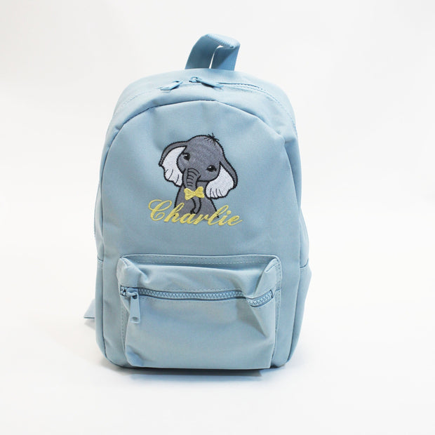 Animal with Bow Tie Personalised Backpack - Various Animals & Coloured Backpacks