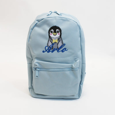 Penguin with Bow Tie Backpack - Various Colours