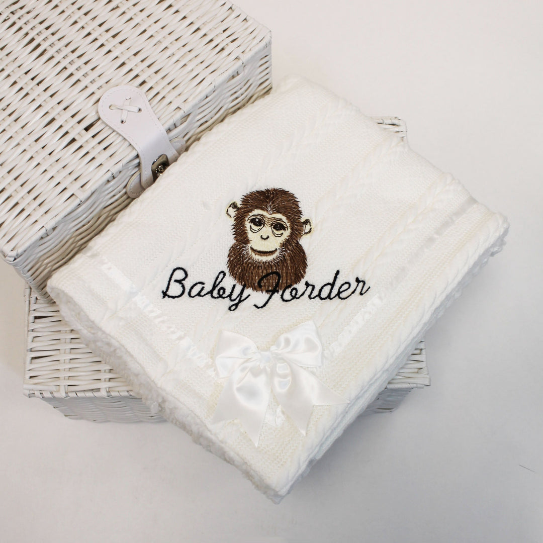 Artsadd Personalized Baby Blanket With Name - Custom Cow Print Fuzzy Throw For Kids, Toddlers, & Baby Gifts - View #8